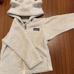 Patagonia Kids' Cream Fleece Hoodie